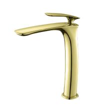 Misturador monocomando bica alta, p/ banheiros e lavabos Lexxa 6112g - Gold ( dourado) - Lexxa Metais