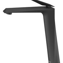 Misturador Monocomando de Mesa Bica Alta para Lavatório e Banheiro Doha Preto Misturador Monocomando de Mesa Bica Alta para Lavatório e Banheiro Doha Preto