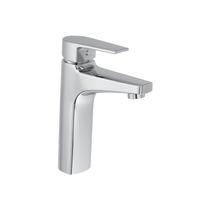 Misturador Monocomando de Mesa Bica Média para Lavatório Cromado Level Deca