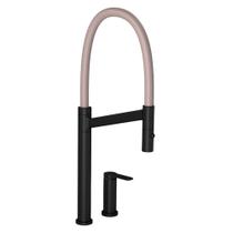 Misturador Monocomando de Mesa Cozinha Bica Movel com Arejador Colore 1/2" Fendi Black Matte - 2289.BL.MT.FD