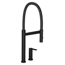 Misturador Monocomando de Mesa Cozinha Bica Movel com Arejador Colore 1/2" Preto Black Matte - 2289.BL.MT.PT