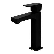 Misturador Monocomando de Mesa Lavatório Bica Média Retta 3/4" Black Fosco (6876 BK-330) Misturador Monocomando de Mesa Lavatório Bica Média Retta 3/4" Black Fosco (6876 BK-330)