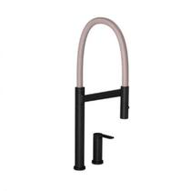 Misturador Monocomando de Mesa para Cozinha Colore Black Matte/Fendi - Deca Misturador Monocomando de Mesa para Cozinha Colore Black Matte/Fendi - Deca