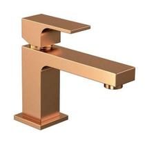 Misturador Monocomando de Mesa para Lavatório Unic Bica Baixa Gold Matte - Deca