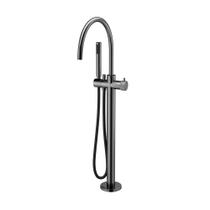 Misturador Monocomando de Piso para Banheira Docol Mix&Match 90015942070 com Ducha Grafite Escovado Misturador Monocomando de Piso para Banheira Docol Mix&Match 90015942070 com Ducha Grafite Escovado