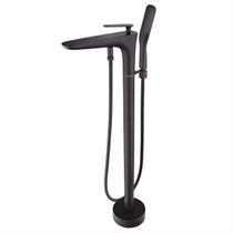 Misturador Monocomando De Piso Para Banheira Preto