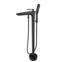 Misturador Monocomando de Piso para Banheira Preto