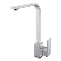 Misturador monocomando kromma para cozinha com bica alta giratória em aço inox escovado kr685 1754 Misturador monocomando kromma para cozinha com bica alta giratória em aço inox escovado kr685 1754