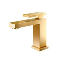 Misturador Monocomando Lavatório De Mesa New Edge Ouro Escovado 00925372 90009253072