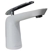 Misturador Monocomando Lavatório Miró White Chrome - 00017
