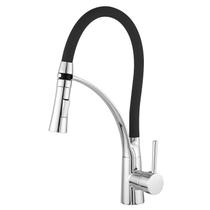 Misturador Monocomando Para Cozinha de Mesa Bica Alta Curve 1/2 Dn 15 - 4466 Leão Metais