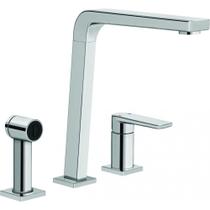 Misturador Monocomando Para Cozinha De Mesa Bistrô Com Ducha