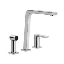 Misturador monocomando para cozinha de mesa com ducha Bistrô Docol
