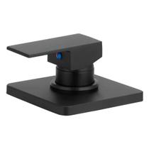 Misturador Monocomando Quadrado Black Para Chuveiro Acabamento Preto Fosco Misturador Monocomando Quadrado Black Para Chuveiro Acabamento Preto Fosco