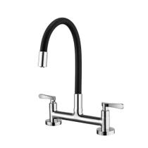 Misturador Para Cozinha De Balcão Flexível 1256 B27 Lorenzetti - Preto