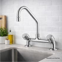 Misturador para Cozinha de Mesa 3002 C 40 Domus Meber Metais Misturador para Cozinha de Mesa 3002 C 40 Domus Meber Metais