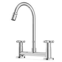 Misturador Para Cozinha De Mesa Bica Media Cross Cromado Celite Misturador Para Cozinha De Mesa Bica Media Cross Cromado Celite