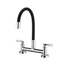 Misturador Para Cozinha De Mesa Flex Preto 1256 B27 Lorenzetti