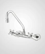 Misturador para Cozinha de Parede DN15-20 Slim Cross Cromado Perflex