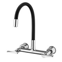 Misturador para Cozinha de Parede Flex Preto 1258 B27