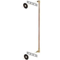 Misturador para Ducha Higiênica ou Lavatório de Parede 3/4" X 1/2" Travessa de 40cm Docol Modular Bruto