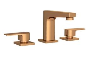 Misturador para Lavatório de Mesa Bica Baixa Level Red Gold