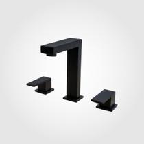Misturador Para Lavatório Mesa Bica Baixa Flaunt Preto Fosco Perflex Misturador Para Lavatório Mesa Bica Baixa Flaunt Preto Fosco Perflex