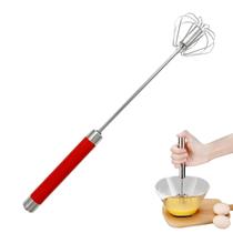Misturador Portátil Easy Whisk em Aço Inoxidável - 30cm - Vermelho Misturador Portátil Easy Whisk em Aço Inoxidável - 30cm - Vermelho