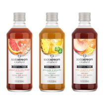 Misturadores de coquetéis artesanais Sodastream para bebidas, variedade 330 ml, 3 unidades Misturadores de coquetéis artesanais Sodastream para bebidas, variedade 330 ml, 3 unidades