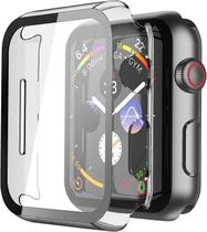 Misxi Kit com 2 Capas de PC com Vidro para Apple Watch 40 mm