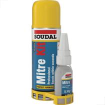 Mitre Kit Moveleiro Cola Cyano C Ativador 400ml/100g Soudal Mitre Kit Moveleiro Cola Cyano C Ativador 400ml/100g Soudal