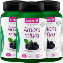 Miura-Amora 100% Pura 3 Frascos cápsulas 500mg - LinhoLev