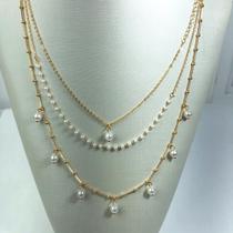 Mix Colares Daiany Pérolas