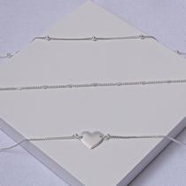 Mix com 3 Pulseiras Folheadas a Prata