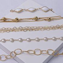 Mix com 5 Pulseiras Folheadas a Ouro Mix com 5 Pulseiras Folheadas a Ouro