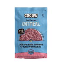 Mix de Aveia Proteica CaCow Oatmeal Red Berries Frutas Vermelhas com 14g de Proteína 60g Mix de Aveia Proteica CaCow Oatmeal Red Berries Frutas Vermelhas com 14g de Proteína 60g