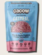Mix de Aveia Proteica de 21g+Fruta Vermelhas Oatmel Sem Açúcar/Glúten/Lactose de 450g-Cacow Mix de Aveia Proteica de 21g+Fruta Vermelhas Oatmel Sem Açúcar/Glúten/Lactose de 450g-Cacow