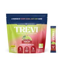 Mix de Bebida com Eletrólitos TREVI Sabor Cereja e Limão 28 Sachês Mix de Bebida com Eletrólitos TREVI Sabor Cereja e Limão 28 Sachês