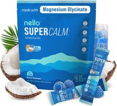 Mix de bebida em pó Nello Supercalm Blue Coconut Flavor 20 Serv Mix de bebida em pó Nello Supercalm Blue Coconut Flavor 20 Serv