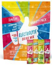 Mix de bebidas eletrolíticas FlavCity Variety Pack, 28 pacotes de palitos Mix de bebidas eletrolíticas FlavCity Variety Pack, 28 pacotes de palitos