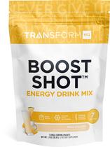 Mix de bebidas energéticas TransformHQ Boost Shot Pina Colada, pacote com 7