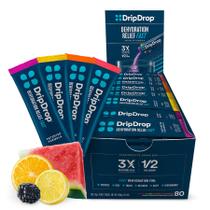 Mix de bebidas hidratantes DripDrop Bold Variety Pack 80 Sticks Mix de bebidas hidratantes DripDrop Bold Variety Pack 80 Sticks
