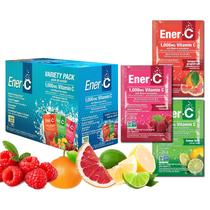 Mix de bebidas multivitamínicas Ener-C, pacote variado de 30 unidades