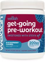 Mix de bebidas pré-treino Wellah Get-Going Blue Raspberry 30 Serv