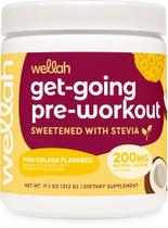 Mix de bebidas pré-treino Wellah Get-Going Pina Colada 30 Serv Mix de bebidas pré-treino Wellah Get-Going Pina Colada 30 Serv