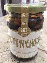 Mix de Castanhas com Gotas de Chocolate na Calda de Chocolate 350g