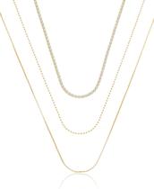 Mix de Colares Paris Banhado a Ouro (SEMIJOIA) Mix de Colares Paris Banhado a Ouro (SEMIJOIA)