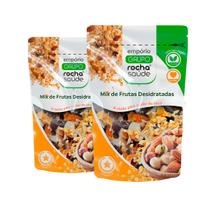 Mix de Frutas Selecionadas Kit 2 Desidratadas Alta Qualidade 100g