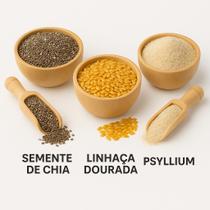 Mix de Linhaça, Chia e Psyllium 100% Natural 300 Gramas