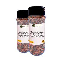 Mix De Tempero para Frutos do Mar Qualidade Superior Kit 2 Pote com Dosador 30g